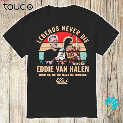 Legends Never Die Eddie Van Halen Thank You For The Music And Memories T-Shirt