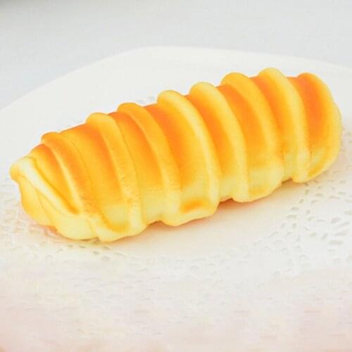 Soft Simulation Model Artificial Foods Fake For Cake Shop Home Dining Table Decoration PU Mini Bread Kitchen Hamburger DIY