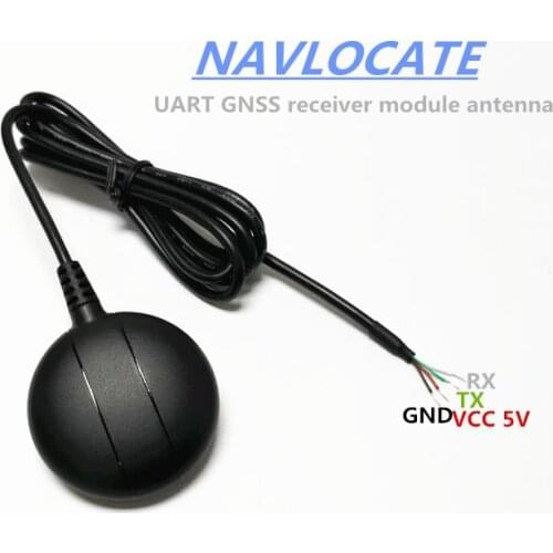 UART TTL smart GPS module Built-in FLASH baud rate 9600 GPS GLONASS receiver 3.3V-5V DIY connector cable1.5m