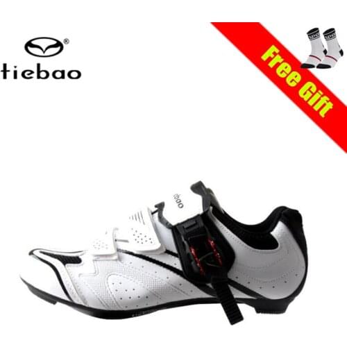 Tiebao road bike shoes men women sapatilha ciclismo self-locking breathable cycling sneakers riding Bicycle Sport Shoes