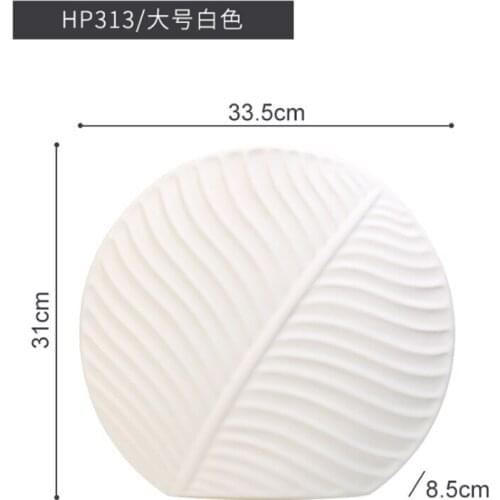 Small White Ceramic Vase for Dry Flower Home Decoration Ornaments Home Vase Home Accessories Table Decoration Living Room