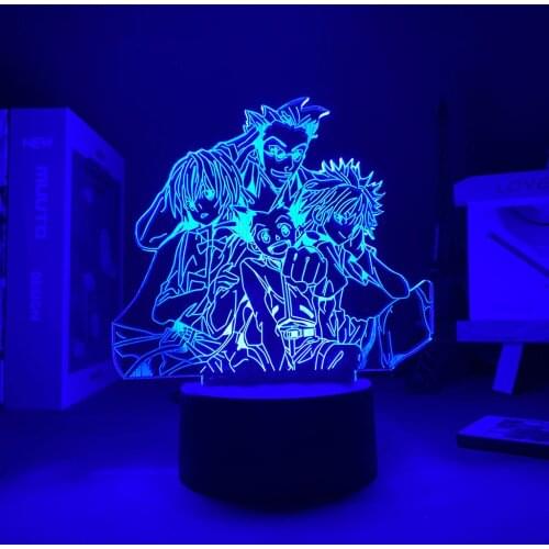 Manga HXH 3D Lamp Led Panel Lights Hunter X Hunter Valentines Day Gift Holiday Lighting Motion Sensor Light Light Led