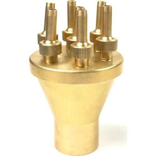 1″ BSP Palm Shaped Waterscape Sprinkler Fountain Landscape Artificial Fountain Water Atomization Nozzle Waterscape Garden