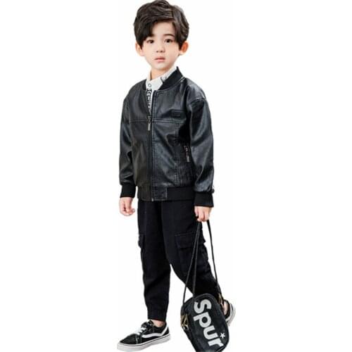 Кожаные куртки для мальчиков Preax China At AliExpress