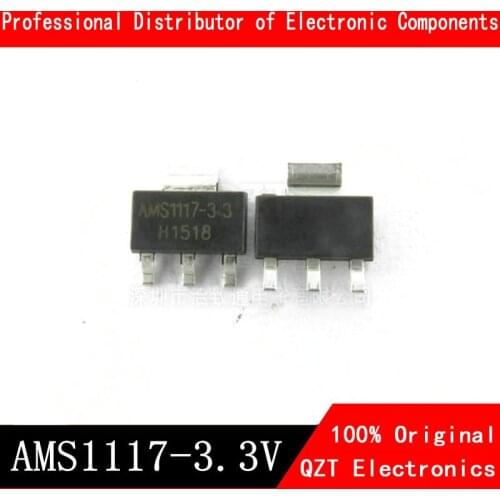 10pcs/lot AMS1117-3.3 AMS1117-3.3V , AMS1117 1117 3.3V 1A SOT223 Voltage Regulator Best quality