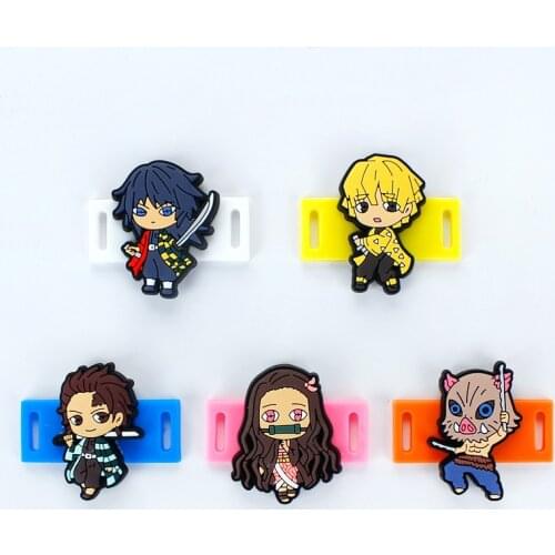 50pcs/lot Disney Cartoon Shoelaces Buckle Shoelace Winder Silicone Buckle Shoelaces Accessories DIY Sneaker Kits Shoe Decoration