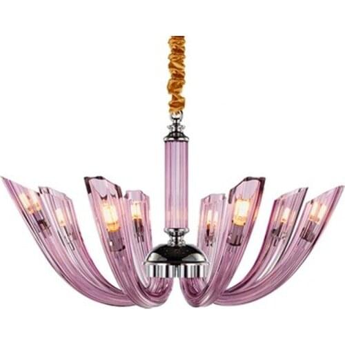 Modern LED Crystal chandelier lighting Nordic luxury copper fixtures living room pendant lamps bedroom hanging lights