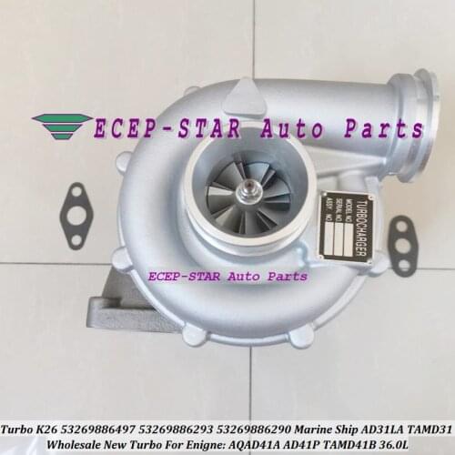 Turbo K26 53269886497 53269706497 861260 3802070 860916 83869 For Marine Ship AD31L-A AD31P-A TAMD31 AQAD41A AD41P TAMD41B 36.0L