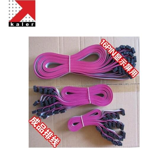 Factory price 10pcs/lot 60cm 16Pin Ribbon cable connect flat cable for LED module screen P2 P2.5 P3 P3.91 P4 P4.81 P5 P6 P8 P10