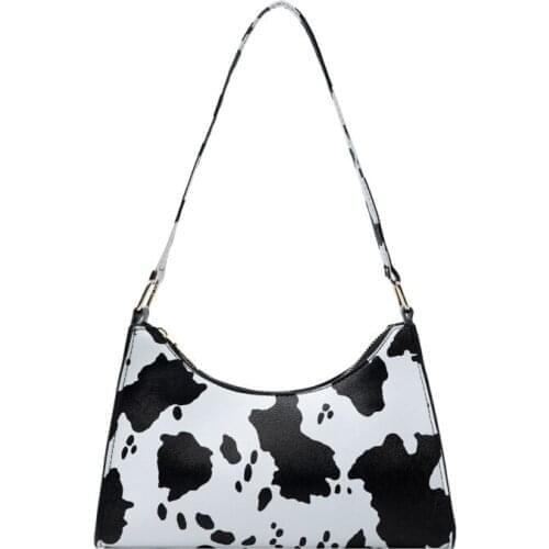 Soft PU Leather Women Purple Underarm Bag Retro Solid Color Ladies Baguette Handbags Fashion Design Girls Small Shoulder Bags