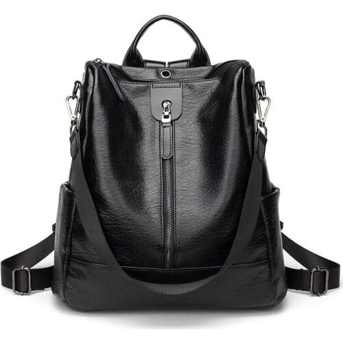 Женские кожаные рюкзаки ZHIERNA China At AliExpress