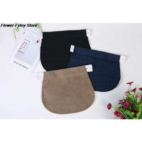 1 Pcs Adjustable Elastic Maternity Pregnancy Waistband Belt Waist Extender Clothing Pants For Pregnant Sewing Accessories