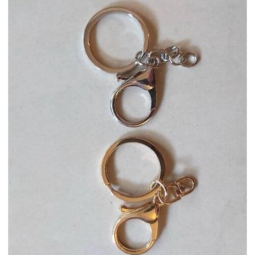 100 pieces/lot White Metal Key Rings Doll Necklace Key Chains Various Colors Accessories Statements New order item 02