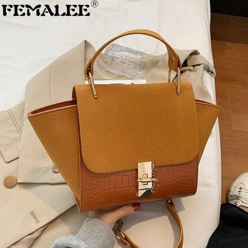 Ladies European American Wings Handbags Fall Winter New Frosted Lock Messenger Sac Women Luxury Designer Chains Shoulder Purses