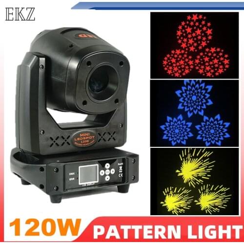 Hot 120W Led Moving Head Light Gobos DMX Spot Wash Projector Facet Prism Lyre Professional Stage Bar KTV Concert Wedding Dance
