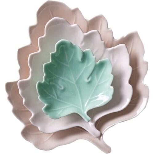 Creative Maple Leaf Dinner Plates Unique Dinnerware Sets Dish Sets On Sale