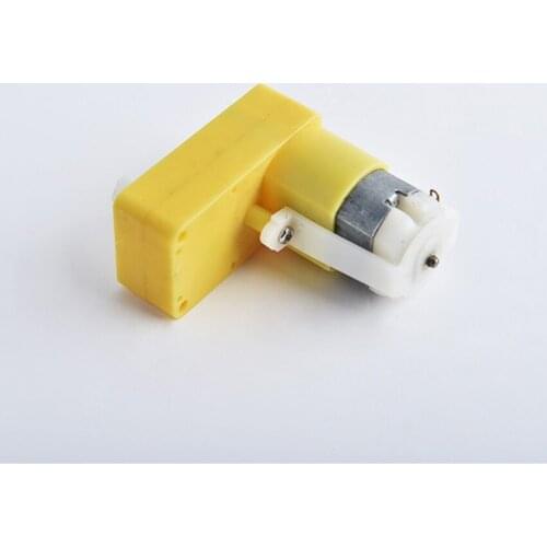 L Shape Motor DC Gear Motor 6V 3V ABS Mini Stable Geared Motor Strong Magnetic Motor For Robot Remote Control Car 110/180/250rpm