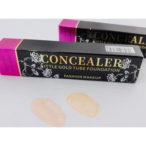Fashion Makeup High Waterproof Hypoallergenic Business Party Wedding Unisex SPF30 Little Gold Tube Concealer