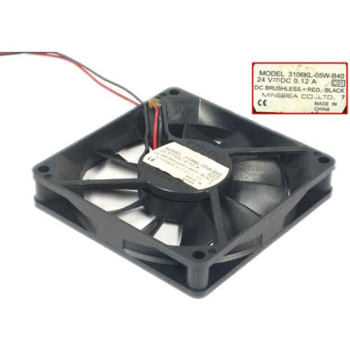 NMB-MAT 3106KL-05W-B40 C01 DC 24V 0.12A 80x80x15mm Server Cooling Fan