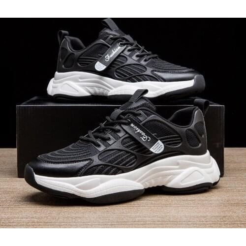 Spring and Autumn New Mens Shoes Wholesale Summer Sports Shoes Mens Mesh Surface Extra-Large Size Old Shoes Men