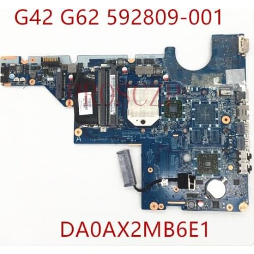 Original 100% test for HP CQ42 CQ56 CQ62 592809-001 DA0AX2MB6E0 With CPU