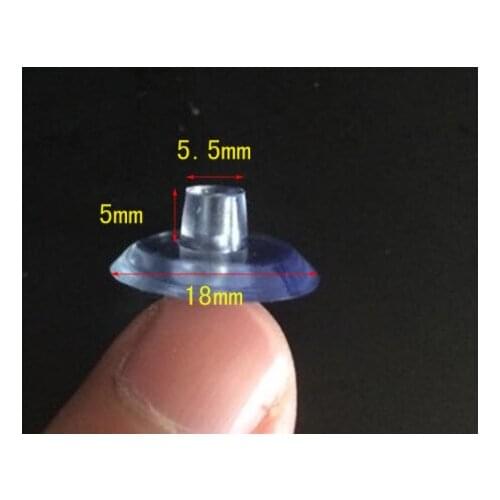 PVC Transparent 18mm Mushroom Head Sucker Game Machine Rocker Handle 1.8cm Size Environmental Protection Accessories