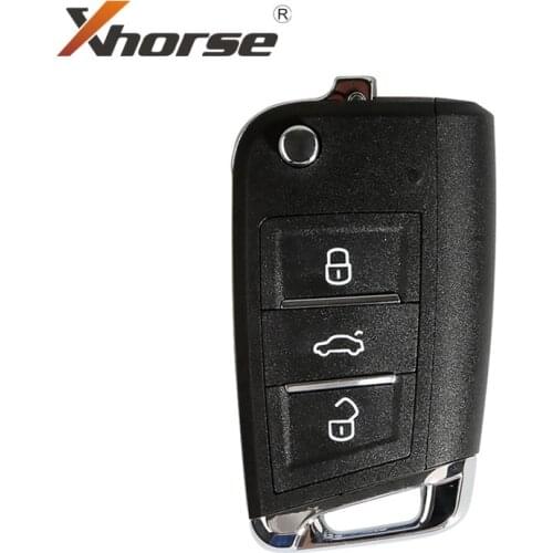 Xhorse XEMQB1EN Super Remote Key MQB Style 3 Buttons Built-in Super Chip English Version 1Piece