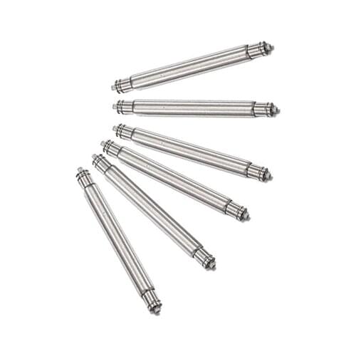 2.5mm Dive Fat Spring Bars Non-Magnetic Stainless Steel 22mm x 2.5mm x 0.8mm Double Fringe Fit For SKX 007 Watch