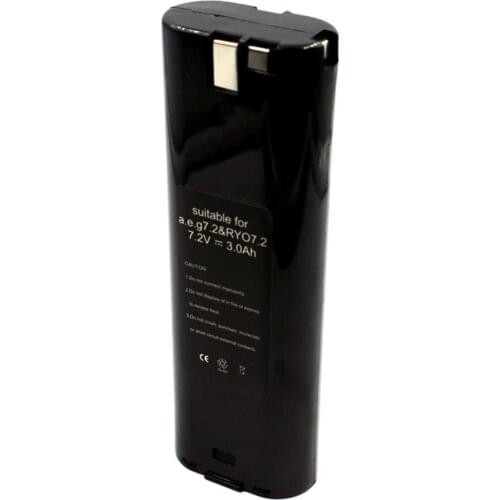 RYO 7.2V 3000mAh rechargeable NI MH battery pack replacement model B72A B-72A(RYO 7.2Vbattery)