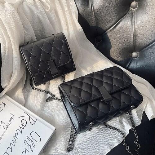 Women Bag New PU Flap Chains Lock Fashion Shoulder Bags Handbag Euro-America style Ladylike Luxury Designer Bag