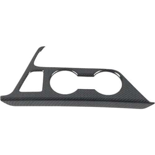 LHD Carbon Fiber Look Inner Water Cup Holder Cover Trim for Cadillac CT4 2020