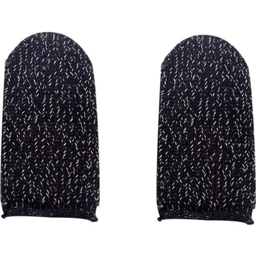 1 Pair Of Finger Sleeve For Mobile Game Controller Copper Fiber Anti-Skid Sweatproof Fingertips Case Protector Finger Cots