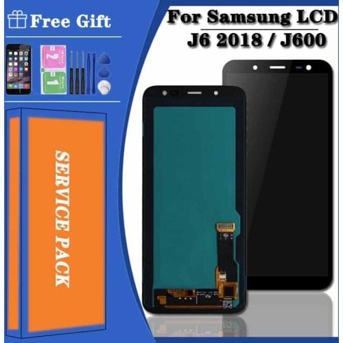 100% Original Super AMOLED 5.6'' LCD For Samsung Galaxy J6 2018 J600F J600 J600Y J600FN/ds Display Touch Screen Assembly