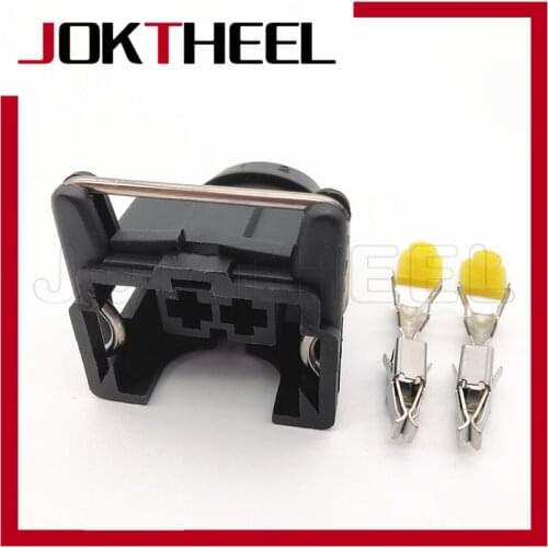 1/5/10/20 set 2 Pin way EV1 Short plug female fuel Iinjector connector plug for car AUDI VW Skoda Passat VAG group 287 013 003