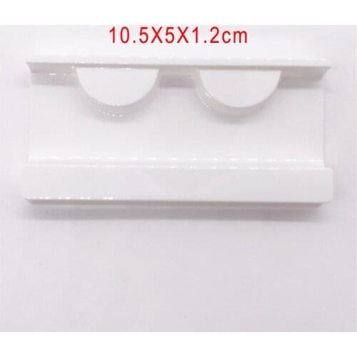 2000 pcs/pack Clear Lash Trays Plastic Mink Lashes Holder Eyelash Tray for Eyelash Packaging Box Diamond Case