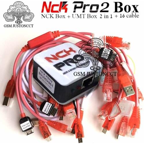 2020 Newest version Original NCK Pro Box NCK Pro 2 box ( support NCK+ UMT 2 in 1 ) new update For Huawei Y3,Y5,Y6 +16 cables
