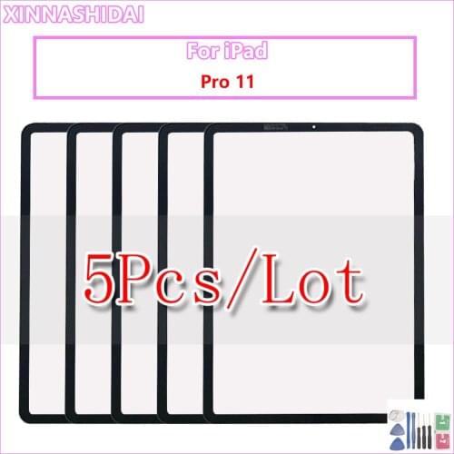 5Pcs Front Touch Glass Screen For iPad Pro 11 1st Gen 2018 A1980 A1934 A2013 A1979