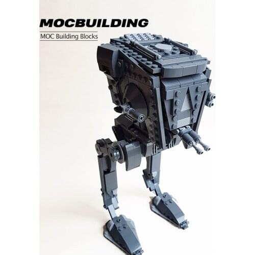 578PCS Space Wars Series MOC Building Articulated AT-ST Walker Model DIY Toys Block Bricks for Chicldren Educational Gifts