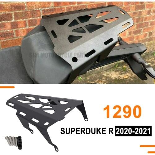 CNC aluminum Motorcycle Black Seat Rack Cargo Rack Carrier Rear Luggage For 1290 Superduke R 2020 2021