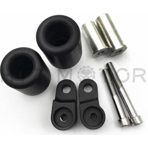 Aftermarket Free shipping motorcycle parts No Cut Frame Slider Crash Protector For Honda 2007 2008 CBR 600RR CBR600RR BLACK