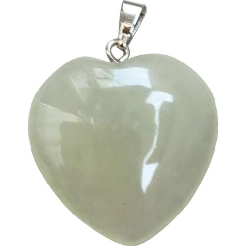 Free Shipping Women Fashion Jewelry 25x25mm Jaspe Heart Women Pendant Bead 1pcs C8707