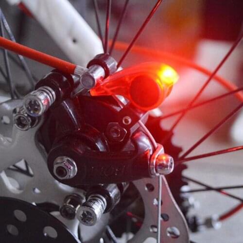 Bicycle Lights Wheel Spoke Bicycle Bike Brake Tail Rear Light Cycling LED Bike Light High Brightness Waterproof Lamp Flashlight