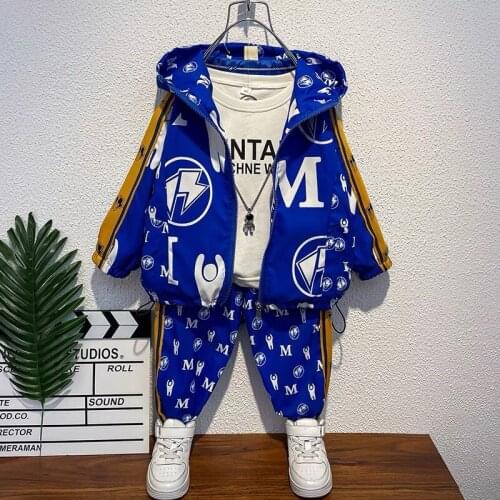 Spring Autumn fashion clothes designer clothes Boys DJ Party Fashion Clothing coat + pants 2 pcs boutique kids clothing