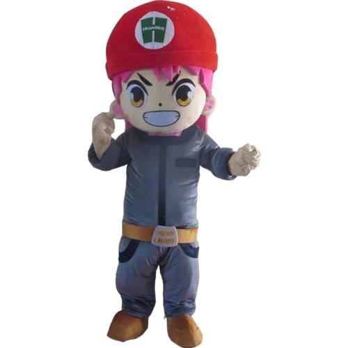 Red Cap Boy Costume Cosplay Outfits Adult Women Men Cartoon Mascot costume For Carnival Festival Commercial Activity