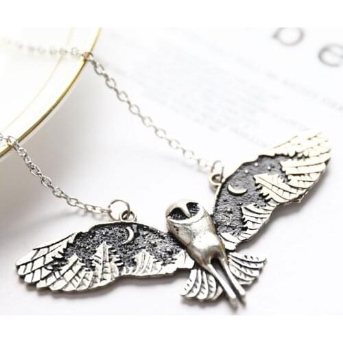 Creativity Retro Exquisite Fashion Barn owl Forest Necklace Woman Jewelry Gift Woman Charm Party Jewelry Accessories Gift