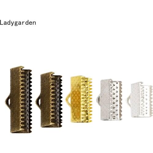 100PCS Metal Clip Buckle Rope Head Horse Buckle Horse Mouth Clip Jewelry Findings DIY Accessories Clip Buckles 1/1.3/1.6/2/2.5cm