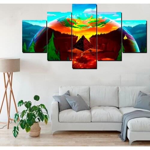 5pcs diamond embroidery Sunset forest planet, diamond painting cross stitch,full diamond mosaic picture of rhinestones Y2264