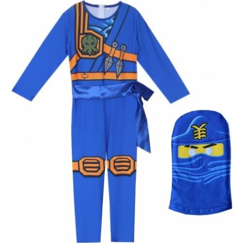 NINJA LE cosplay GO Advanced Latest Role Playing Costume Boy and Girl Jumpsuit Set Halloween Christmas Party Ninja Superhero Set