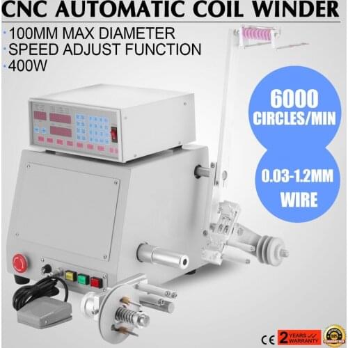 Durable 400W 0.03-1.2mm Automatic Coil Winder Winding Machine