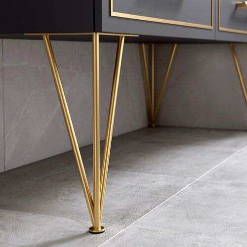 Simple and noble furniture feet bathroom cabinet feet coffee table sofa special legs stainless steel adjustable kitchen cabinet